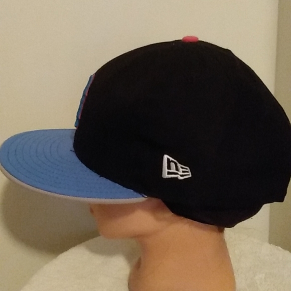 New Era "Boston " 7 5/8 fitted Cap NY Mets color - Picture 4 of 8